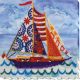 Mid-sized bead embroidery kit Passing wind