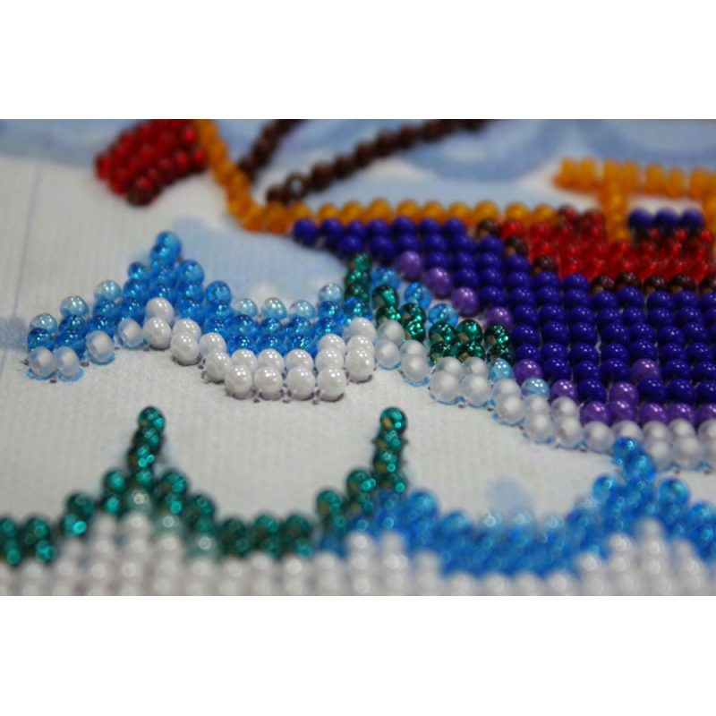 Mid-sized bead embroidery kit Passing wind
