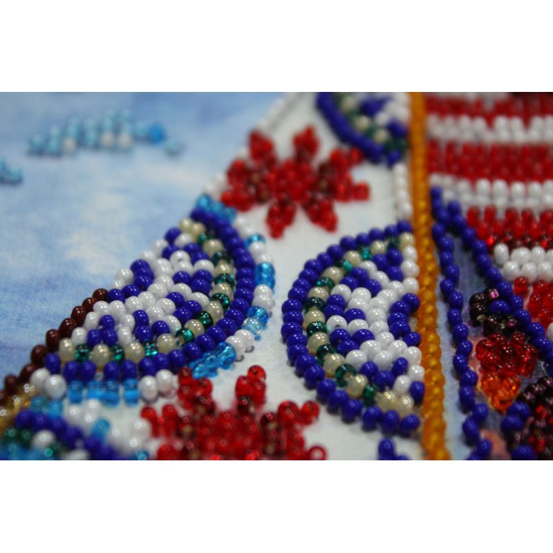 Mid-sized bead embroidery kit Passing wind
