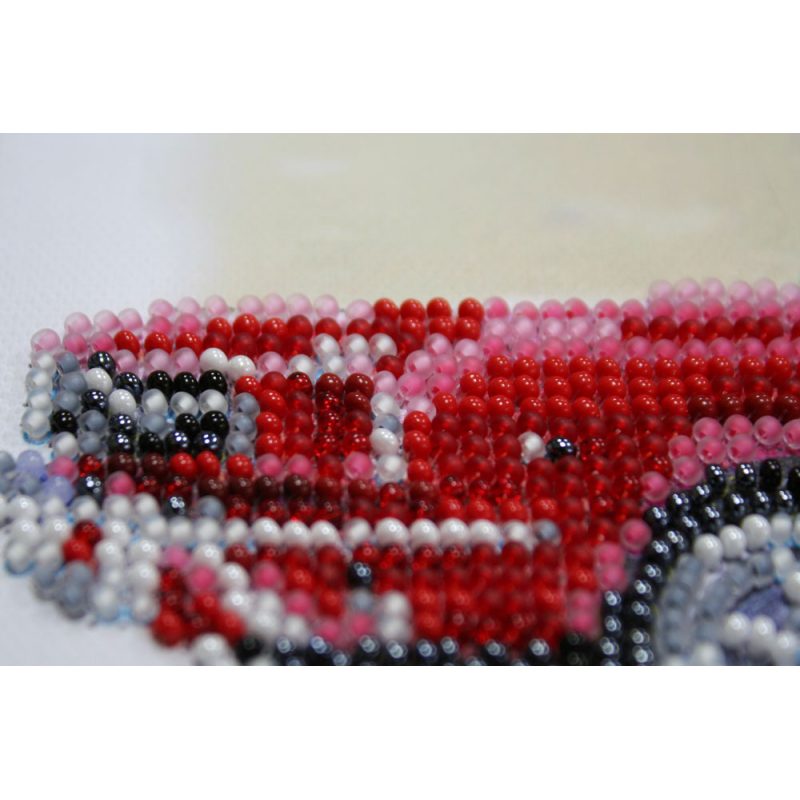 Mid-sized bead embroidery kit Ford Mustang 1967
