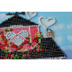 Mid-sized bead embroidery kit Where love lives