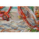 Mid-sized bead embroidery kit At the age of the azure