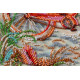 Mid-sized bead embroidery kit At the age of the azure