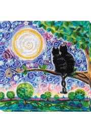Mid-sized bead embroidery kit Together forever