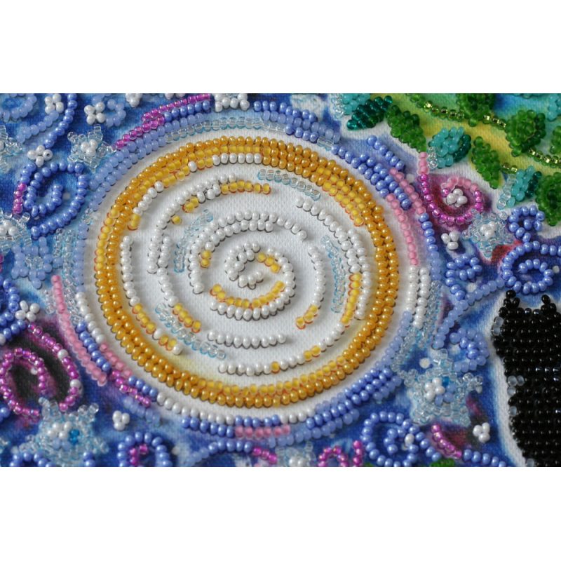 Mid-sized bead embroidery kit Together forever