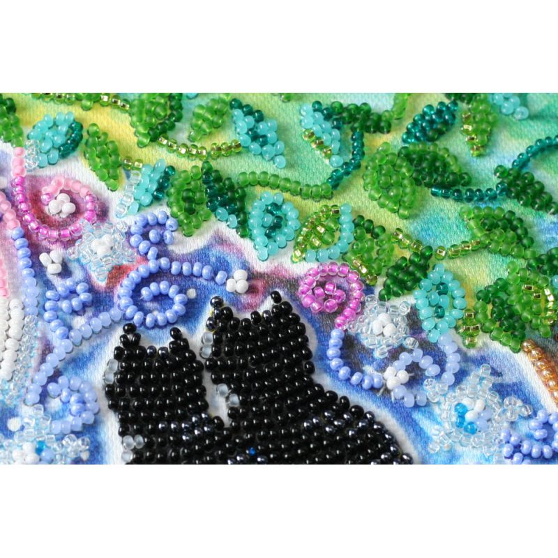 Mid-sized bead embroidery kit Together forever