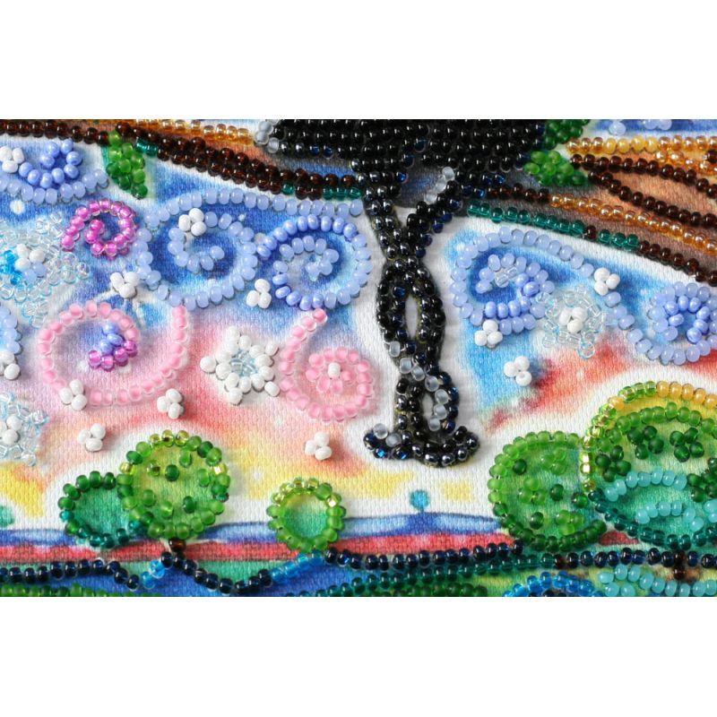 Mid-sized bead embroidery kit Together forever