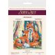 Mid-sized bead embroidery kit Small foxes