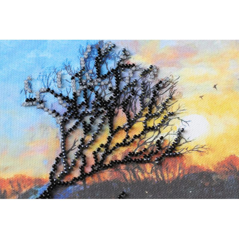 Mid-sized bead embroidery kit Dawn of the evening
