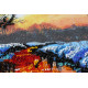 Mid-sized bead embroidery kit Dawn of the evening