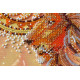 Mid-sized bead embroidery kit Sunny lion