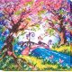 Mid-sized bead embroidery kit Bridge into the spring