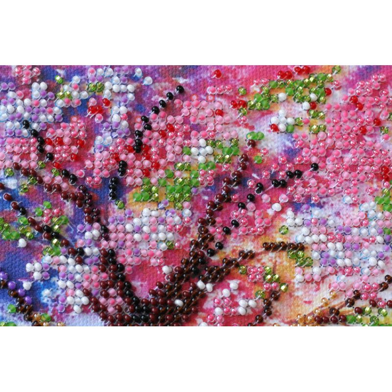 Mid-sized bead embroidery kit Bridge into the spring