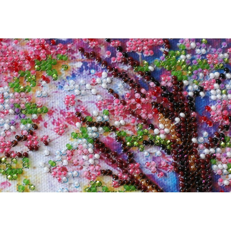 Mid-sized bead embroidery kit Bridge into the spring