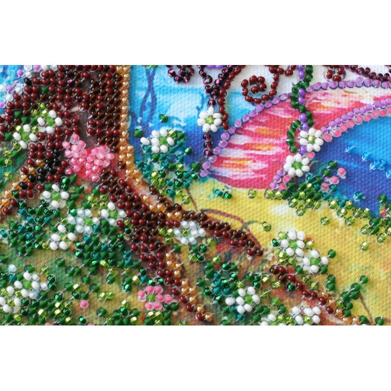 Mid-sized bead embroidery kit Bridge into the spring
