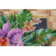 Mid-sized bead embroidery kit Cattleya
