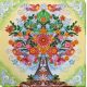 Mid-sized bead embroidery kit Fabulous tree