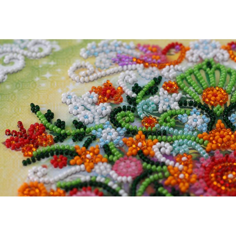 Mid-sized bead embroidery kit Fabulous tree