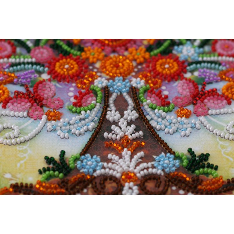 Mid-sized bead embroidery kit Fabulous tree