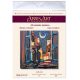Mid-sized bead embroidery kit Cats at window