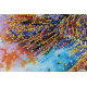 Mid-sized bead embroidery kit Good luck fish