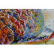 Mid-sized bead embroidery kit Good luck fish