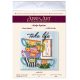 Mid-sized bead embroidery kit Coffee break
