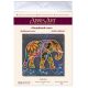 Mid-sized bead embroidery kit Indian elephant