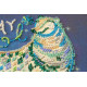 Mid-sized bead embroidery kit Happy