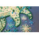 Mid-sized bead embroidery kit Happy