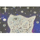 Mid-sized bead embroidery kit Star cat