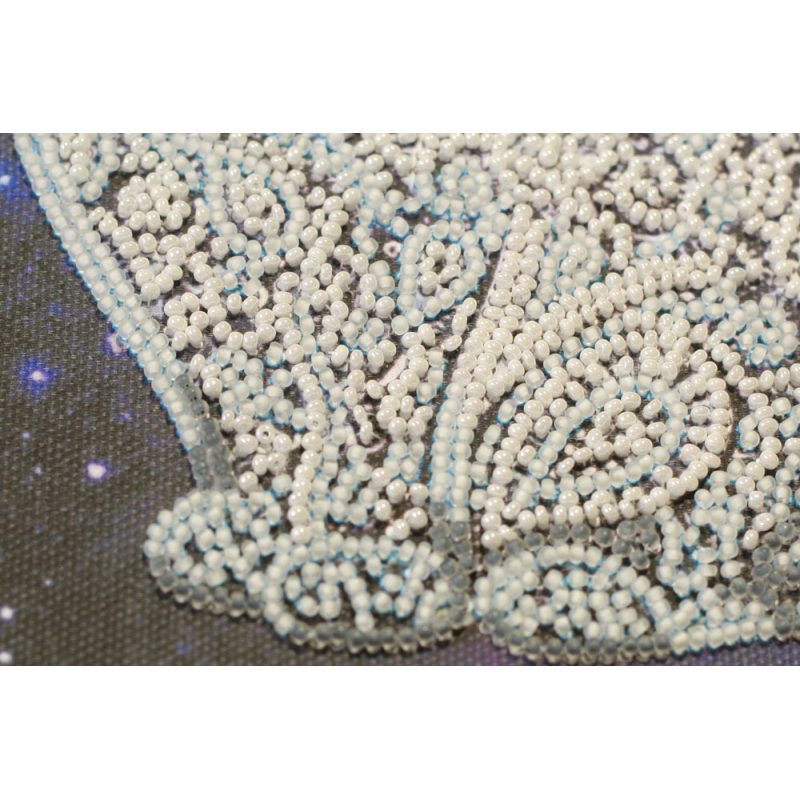 Mid-sized bead embroidery kit Star cat