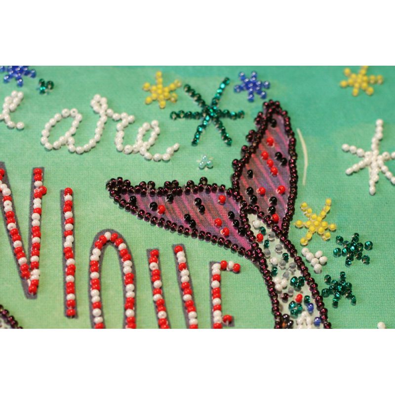 Mid-sized bead embroidery kit Unique...
