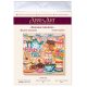 Mid-sized bead embroidery kit Crazy tea party