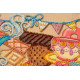 Mid-sized bead embroidery kit Crazy tea party