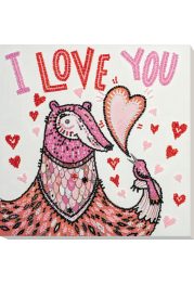 Mid-sized bead embroidery kit Enamored
