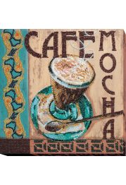 Mid-sized bead embroidery kit Mocha