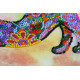 Mid-sized bead embroidery kit Playful kitten