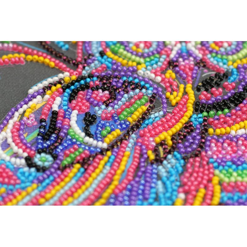 Mid-sized bead embroidery kit Once upon a night