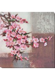 Mid-sized bead embroidery kit Stick of sakura