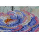 Mid-sized bead embroidery kit Сhina rose
