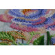 Mid-sized bead embroidery kit Сhina rose