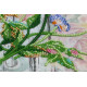 Mid-sized bead embroidery kit Сhina rose