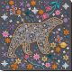 Mid-sized bead embroidery kit Under the star of hapiness