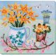 Mid-sized bead embroidery kit April morning