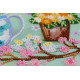 Mid-sized bead embroidery kit April morning