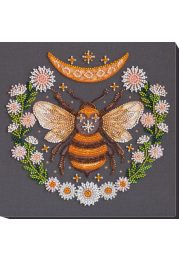 Mid-sized bead embroidery kit Honey dream