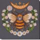 Mid-sized bead embroidery kit Honey dream
