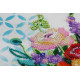 Mid-sized bead embroidery kit Blooming flowers