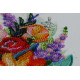 Mid-sized bead embroidery kit Blooming flowers